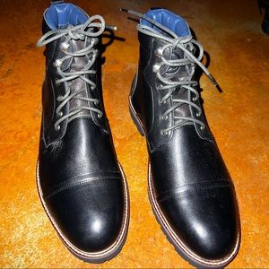 Thomas & Vine Men's Reddick Cap Toe Ankle Boot Size 10